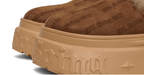 1807 INF-010 Gothic Shearling Chunky Platform Clogs