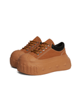 1807 INF-008 Gothic Lace Up Nubuck Leather Chunky Sneakers