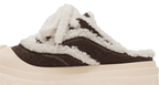 1807 INF-008 Gothic Lace Up Shearling Chunky Half Sneakers