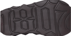 1807 INF-010 Gothic Brown Shearling Chunky Platform Clogs
