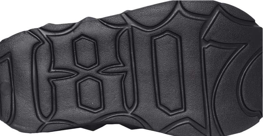 1807 INF-010 Gothic Black Teddy Chunky Platform Clogs