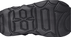 1807 INF-010 Gothic Black Teddy Chunky Platform Clogs