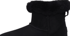 1807 INF-010 Gothic Black Chunky Platform Shearling Boots