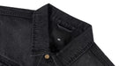 1807 Cat Whiskers Washed Black Denim Jacket