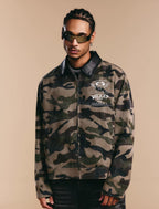 1807 18X7 Camouflage Print Detroit Jacket