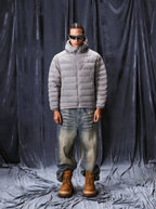 1807 Washed Fade Nylon Lightweight Down Jacket