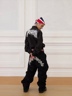KARMANISTIC Karma Embroidered Track Jacket