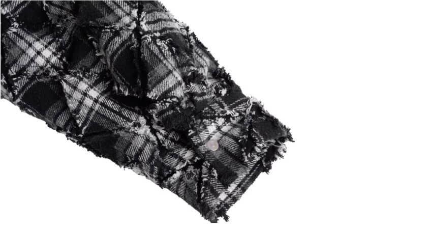 1807 Plaid Down Lined Shirt Jacket