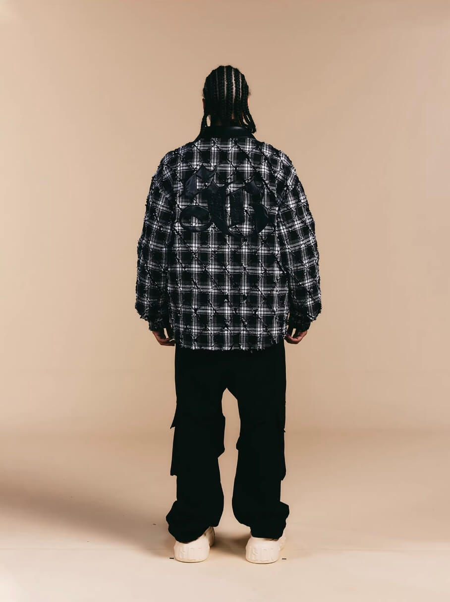 1807 Plaid Down Lined Shirt Jacket