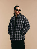 1807 Plaid Down Lined Shirt Jacket