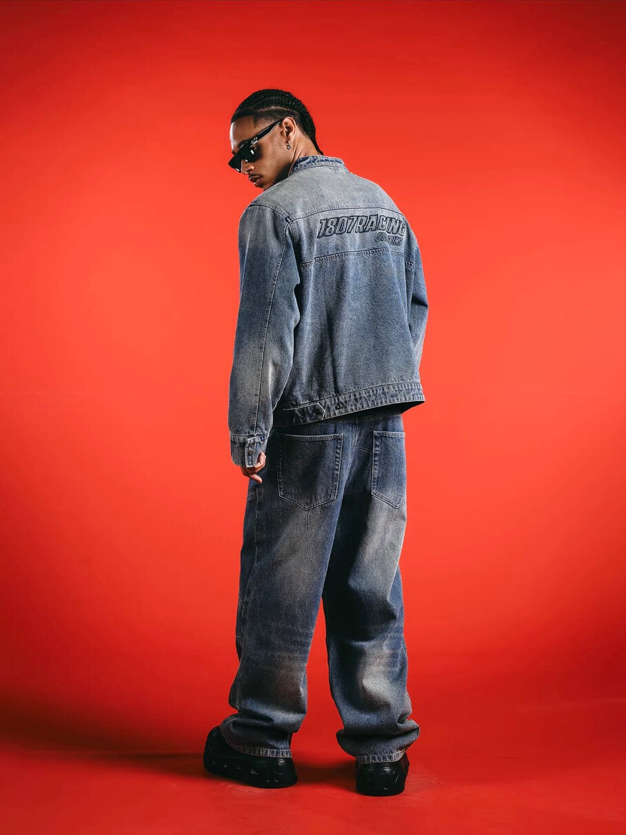 1807 Racing Washed Denim Jacket