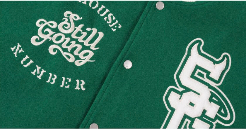1807 Devil Angel Varsity Jacket
