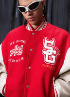 1807 Devil Angel Varsity Jacket