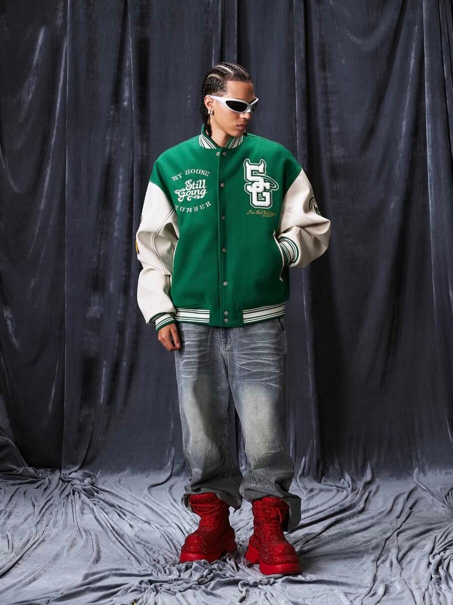 1807 Devil Angel Varsity Jacket