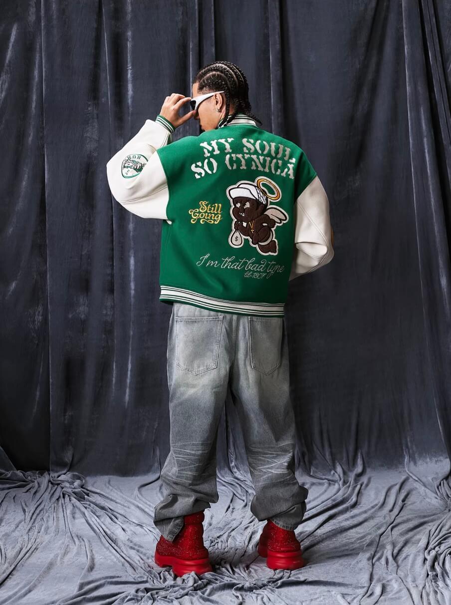 1807 Devil Angel Varsity Jacket