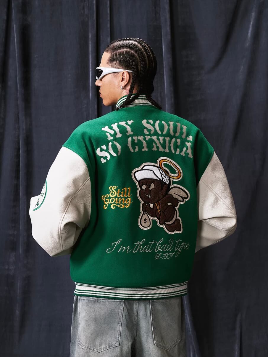 1807 Devil Angel Varsity Jacket