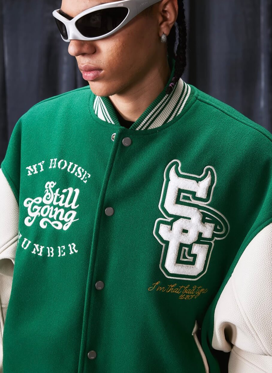1807 Devil Angel Varsity Jacket