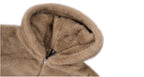 1807 Eco Faux Mink Fur Hooded Jacket