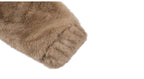 1807 Eco Faux Mink Fur Hooded Jacket