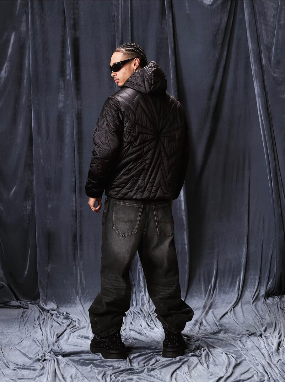 1807 Lightning Hooded Down Jacket