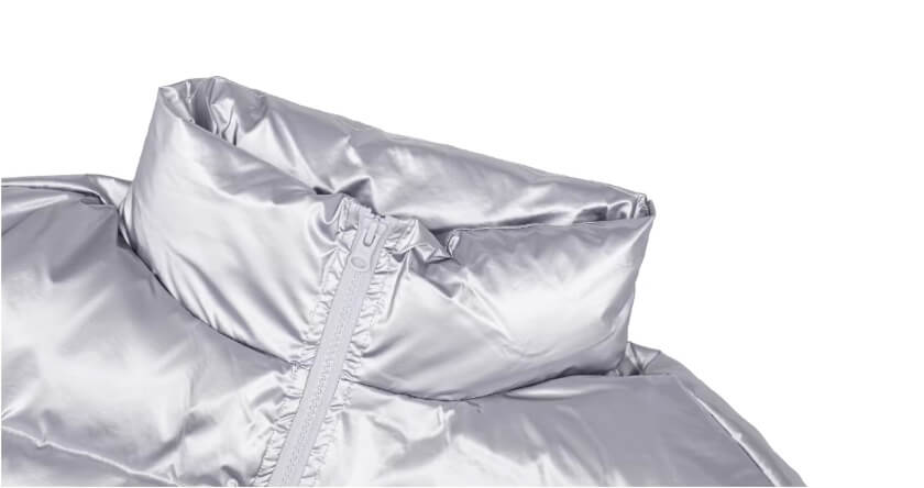 1807 Glossy Silver Down Jacket
