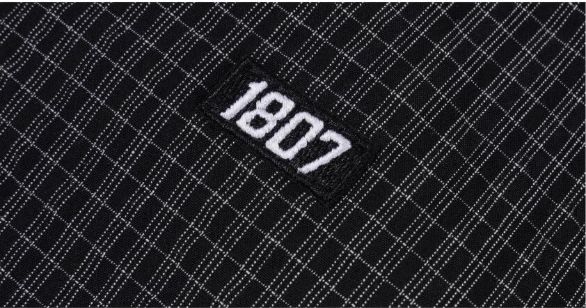 1807 Textured Plaid Track Jacket