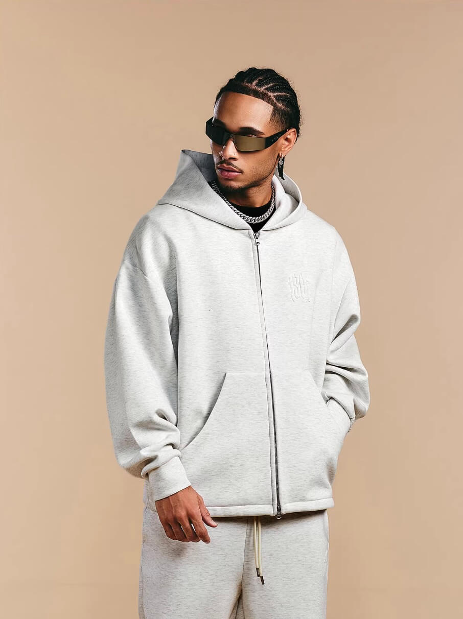 1807 Air Cotton Zip Up Hoodie