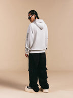1807 Gothic Burnout Suede Hoodie