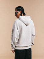1807 Gothic Burnout Suede Hoodie