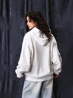1807 Rhinestone Embellished Zip Up Hoodie