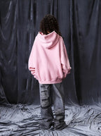 1807 ROLLTHEDICE Vintage Printed Distressed Hoodie