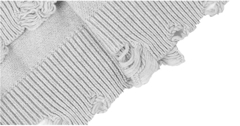 1807 ROLLTHEDICE Vintage Printed Distressed Knit Sweater
