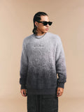 1807 Gradient Faux Mink Fur Knit Sweater