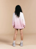 1807 Gradient Faux Mink Fur Knit Sweater