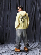 1807 STILLGOING Jacquard Knit Zip Up Hoodie