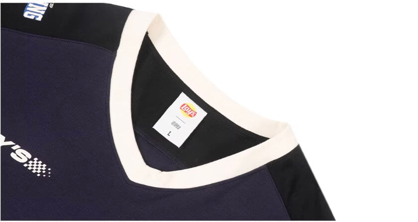 1807 × Lay’s Patchwork Long Sleeve Hockey Jersey