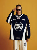 1807 × Lay’s Patchwork Long Sleeve Hockey Jersey