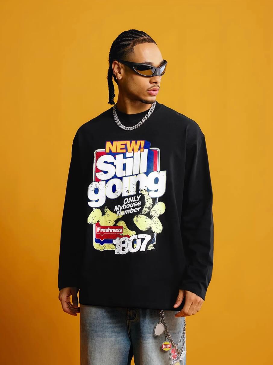 1807 × Lay’s Potato Chips Printed Long Sleeve Tee