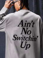 1807 STILLGOING Vintage Flocked Print Long Sleeve Tee