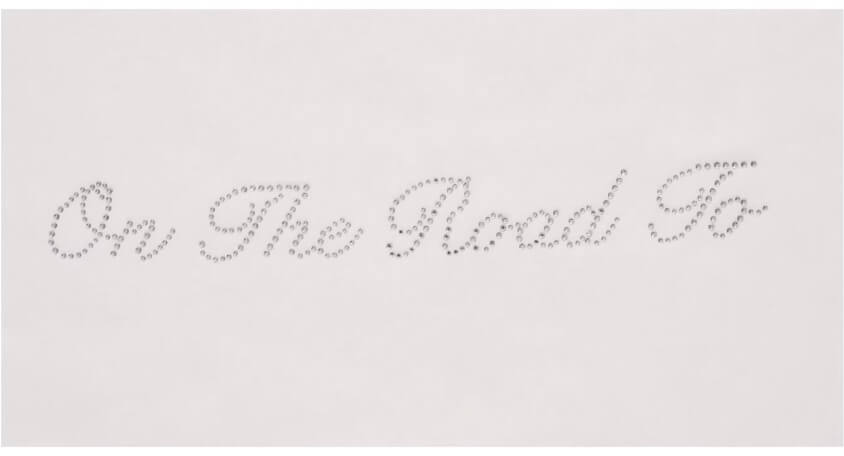 1807 On The Road To Rhinestone Embellished Tee