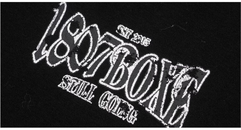 1807 BOXE Vintage Printed Quick Dry Long Sleeve Tee