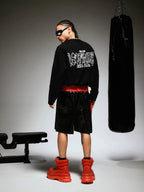 1807 BOXE Vintage Printed Quick Dry Long Sleeve Tee