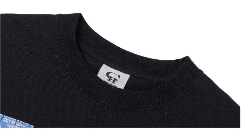 1807 × CH Dragon Head Vintage Printed Long Sleeve Tee