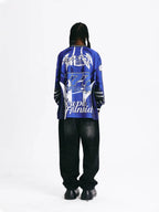 1807 × CH Dragon Head Rhinestone Hockey Jersey