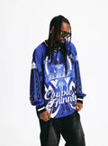 1807 × CH Dragon Head Rhinestone Hockey Jersey