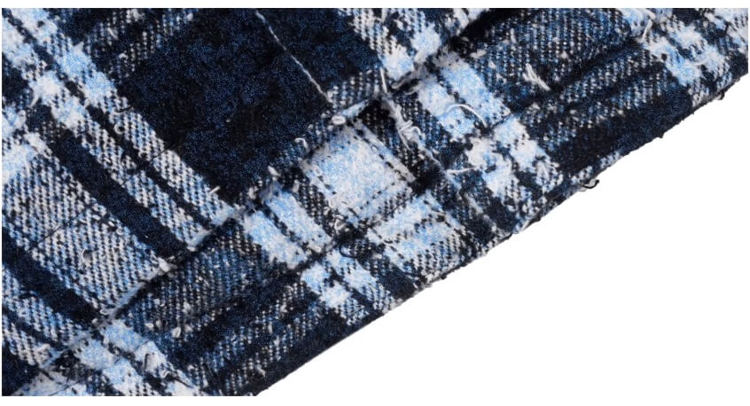 1807 Vintage Plaid 3D Patch Quilted Long Sleeve Shirt
