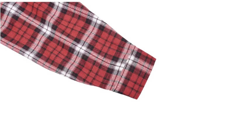1807 Racing Printed Patch Plaid Long Sleeve Shirt