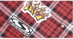 1807 Racing Printed Patch Plaid Long Sleeve Shirt
