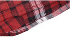 1807 Racing Printed Patch Plaid Long Sleeve Shirt