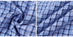 1807 Small Logo Plaid Perforated Long Sleeve Shirt